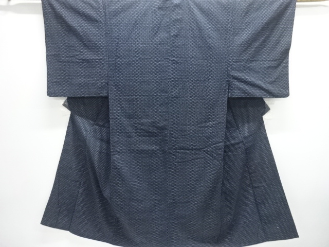JAPANESE KIMONO / ANTIQUE MENS KIMONO / COTTON / KURUME SHOSEI KASURI
